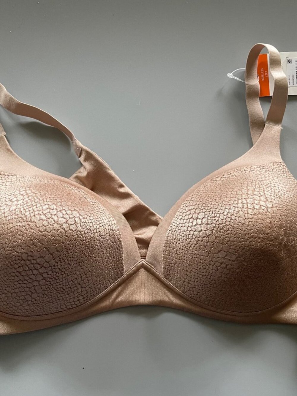 Warners Blissful Benefits Back-Smoothing Wireless Lift T-Shirt Bra Beige 40B